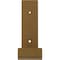 Ekena Millwork Steel Hanging Shelf Bracket, Hammered Gold 2"W x 10"D x 6 1/2"H BKTM02X10X06HSHGO - alternate 9